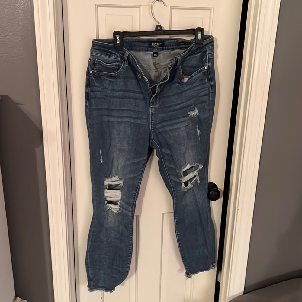 Cropped jeans